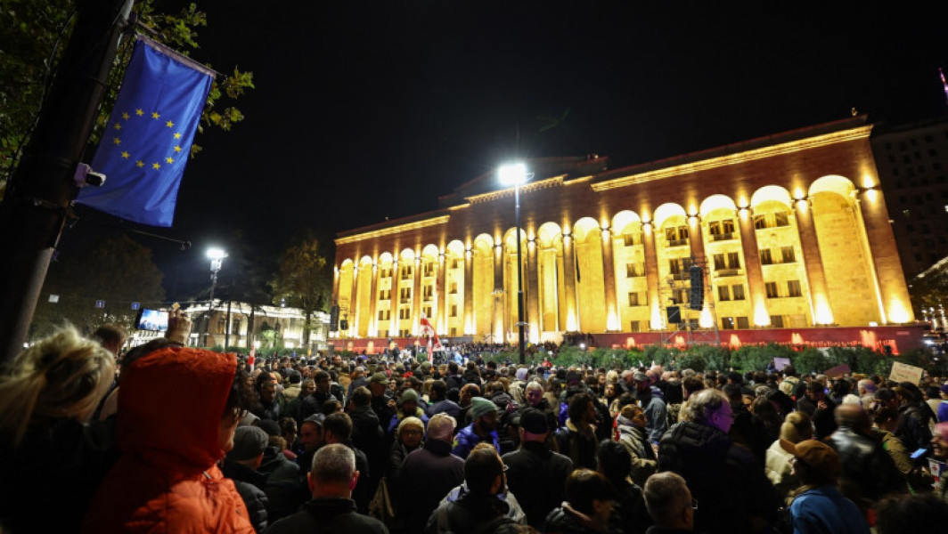 Proteste în Tbilisi împotriva rezultatelor alegerilor legislative