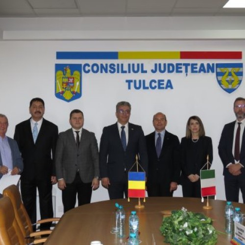 Ambasadorul Italiei în România discută despre oportunitățile de dezvoltare din județul Tulcea