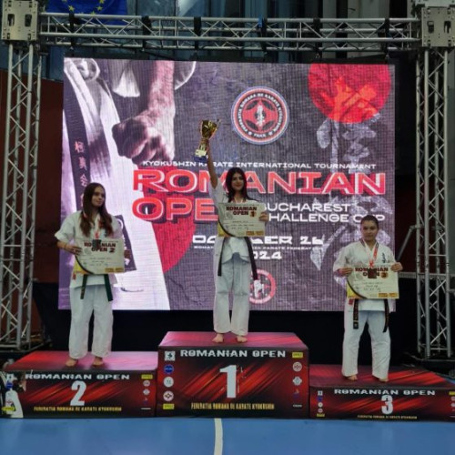 Performanțe remarcabile pentru karateka tulceni la &quot;Bucharest Challenge Cup&quot;