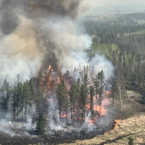Peste 17.000 de persoane evacuate în Manitoba din cauza incendiilor de pădure