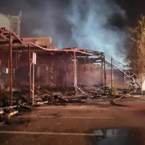 Foto Incendiu în incinta fostei Grădini de Vară din Mamaia. Anunțul Ministerului Culturii