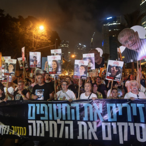Video Proteste uriașe în Israel împotriva planului lui Netanyahu de a ocupa complet orașul Gaza