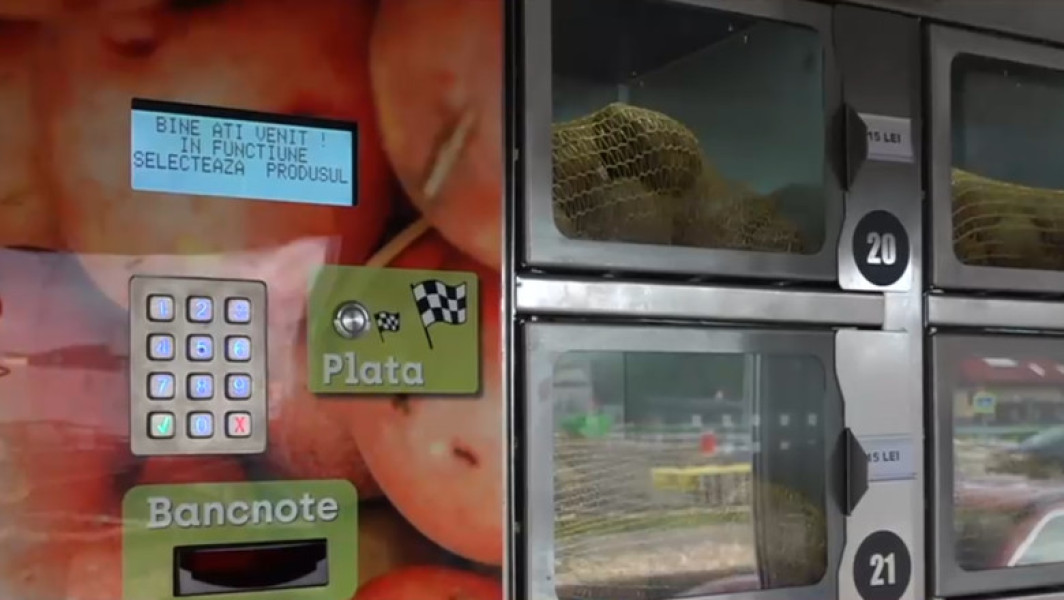 Automatele cu produse agricole câștigă popularitate în Brașov și alte orașe