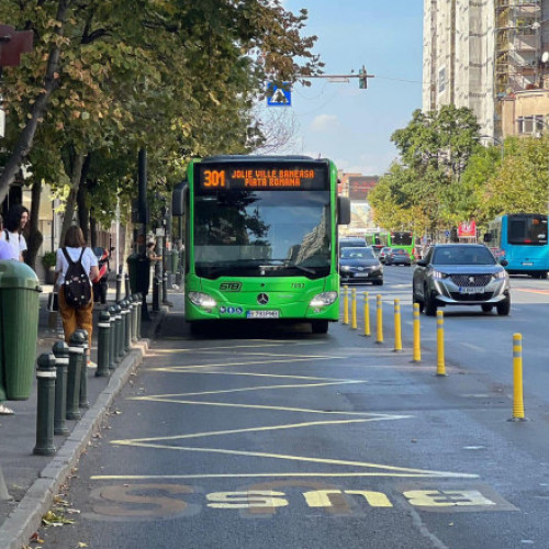 Primăria Capitalei instalează camere video pe mașinile STB pentru a-i înregistra pe șoferii care folosesc banda unică